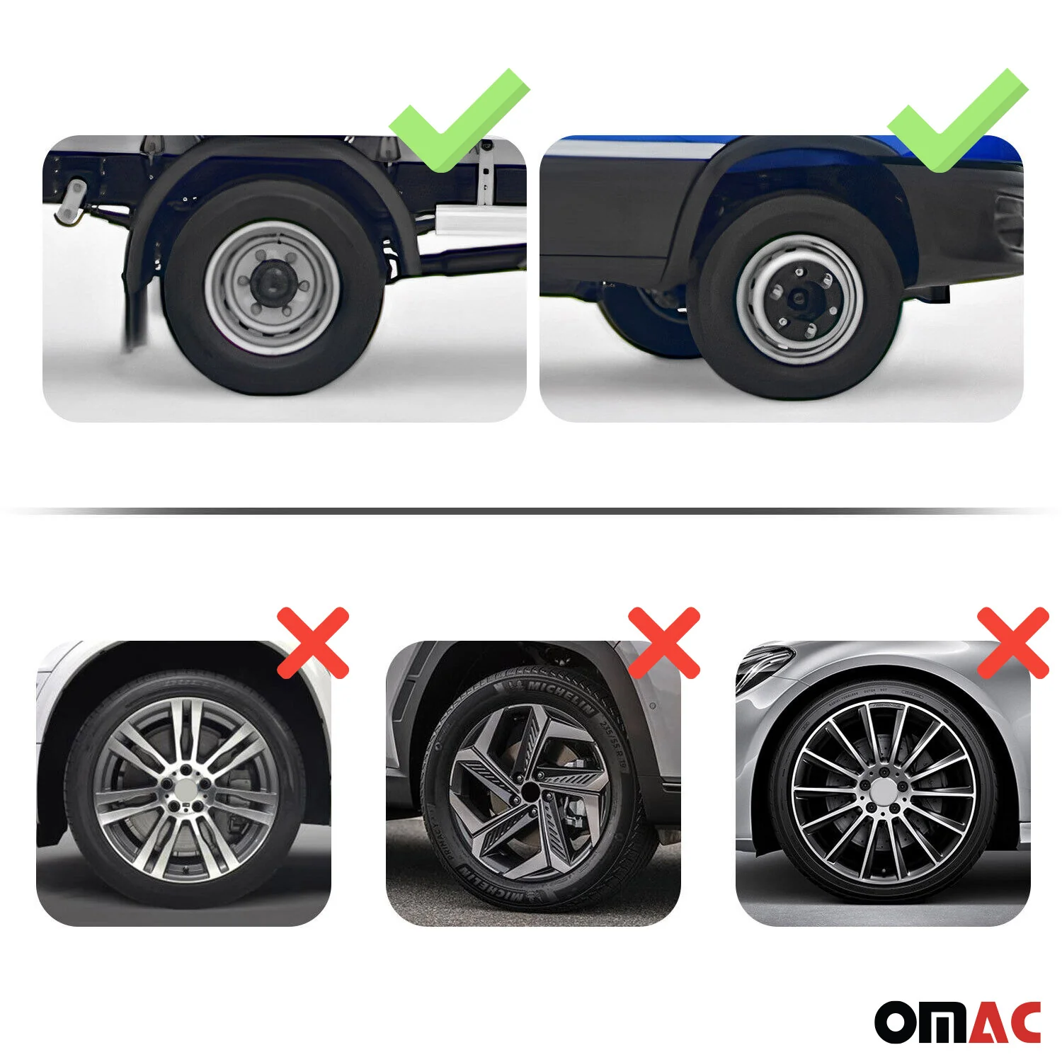 Chevrolet Express 16" Dual Wheel Simulator Hubcaps Chrome Silver Gloss 2Pcs - Image 4