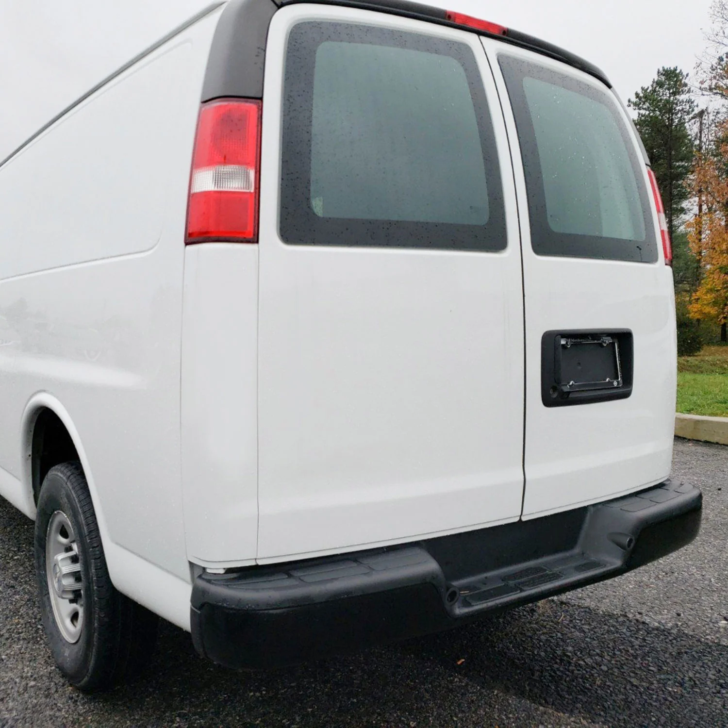 2013-2017 Chevy Express/GMC Savana Steel Rear Step Bumper Parking Sensor Hole - Image 10