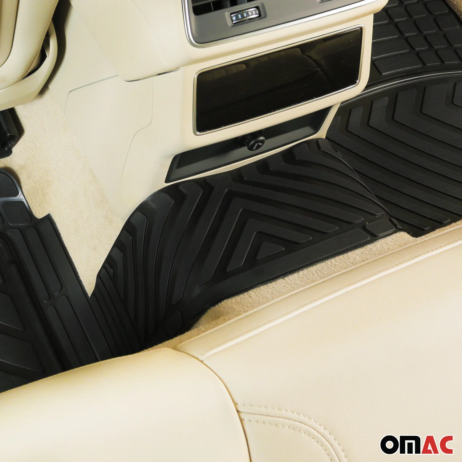 Toyota Camry Semi-Custom fit Floor Mats Liner All Weather 3D Black Waterproof 4Pcs - Image 5