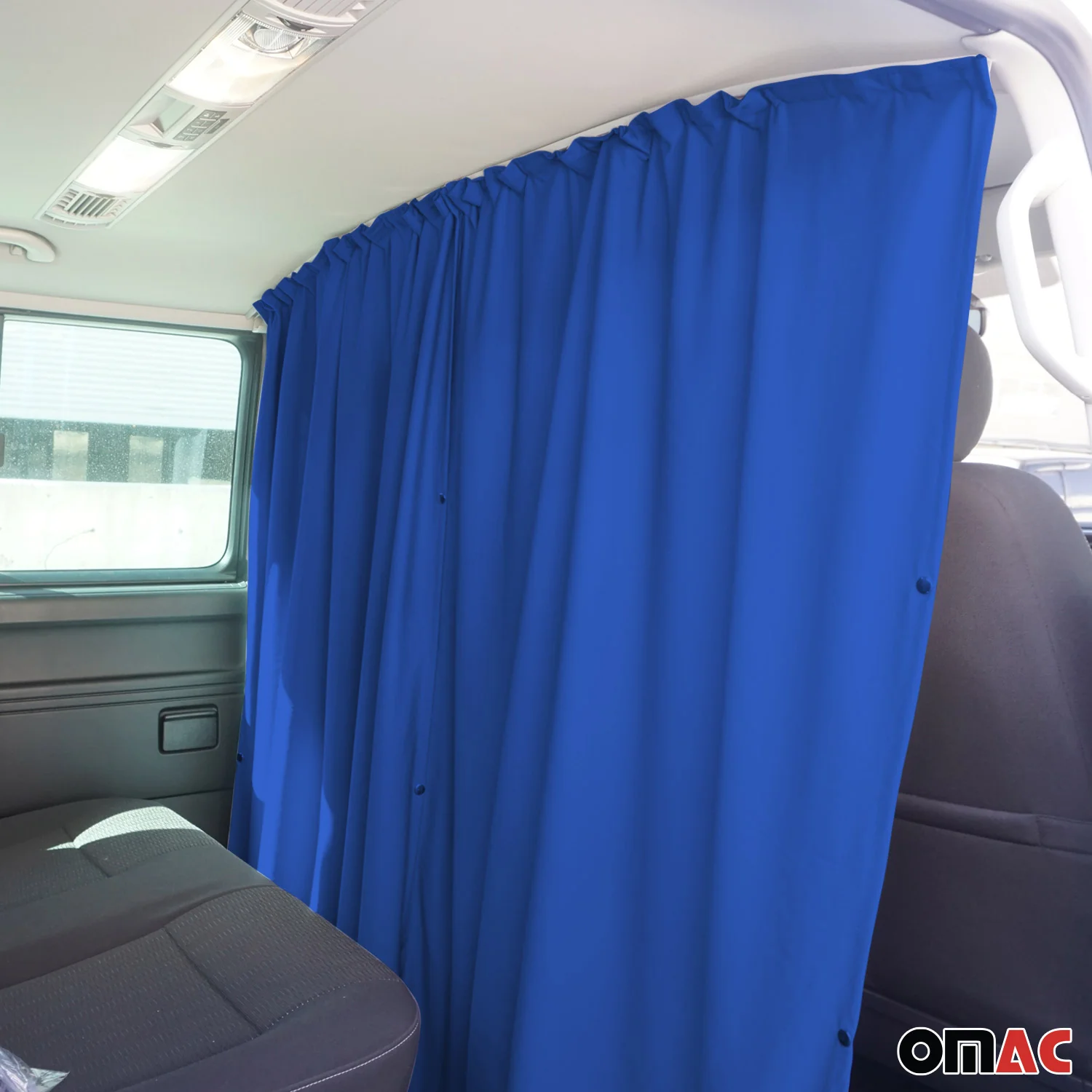 54" x 71" Cab Divider Van Cabin Curtain Campervan Kit Dark Blue - Image 6