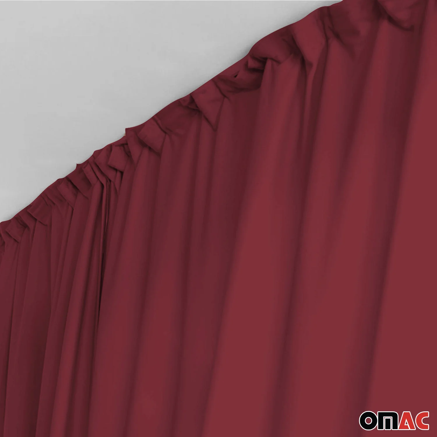 54" x 71" Cab Divider Van Cabin Curtain Campervan Kit Red - Image 7
