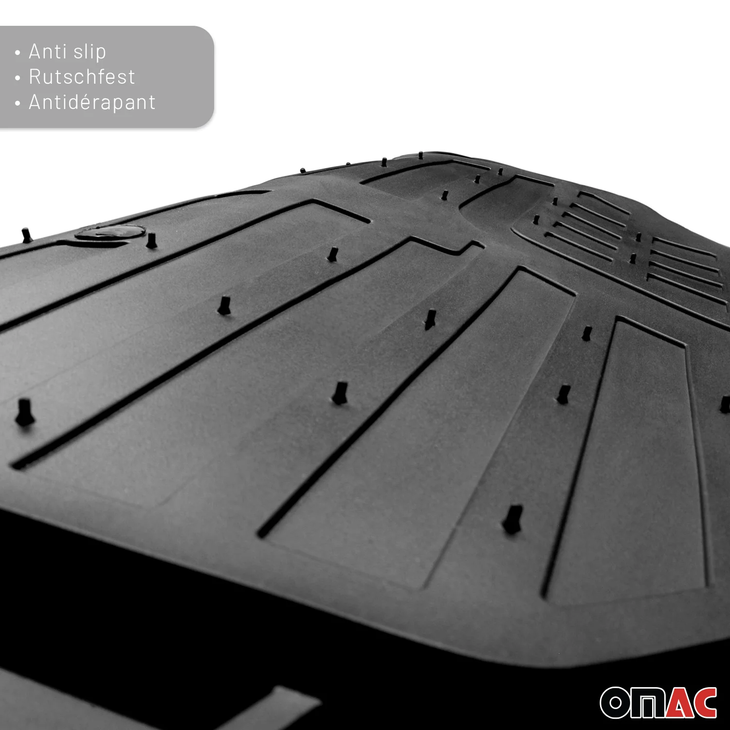 Toyota Semi-Custom fit Floor Mats Liner All Weather 3D Black Waterproof 4Pcs - Image 10