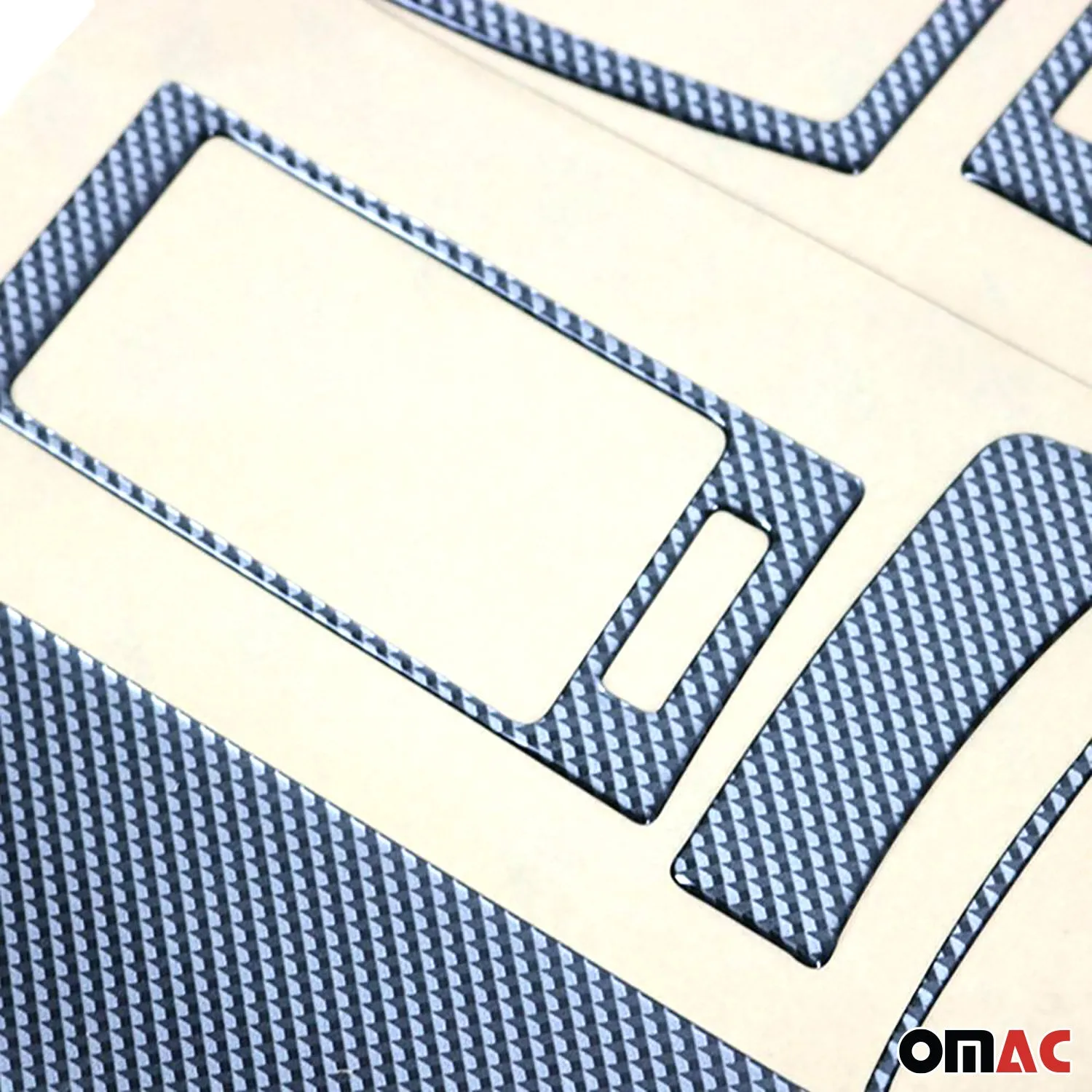 2001-2006 Hyundai Santa Fe Carbon Look Dashboard Console Trim Kit 14 Pcs - Image 6