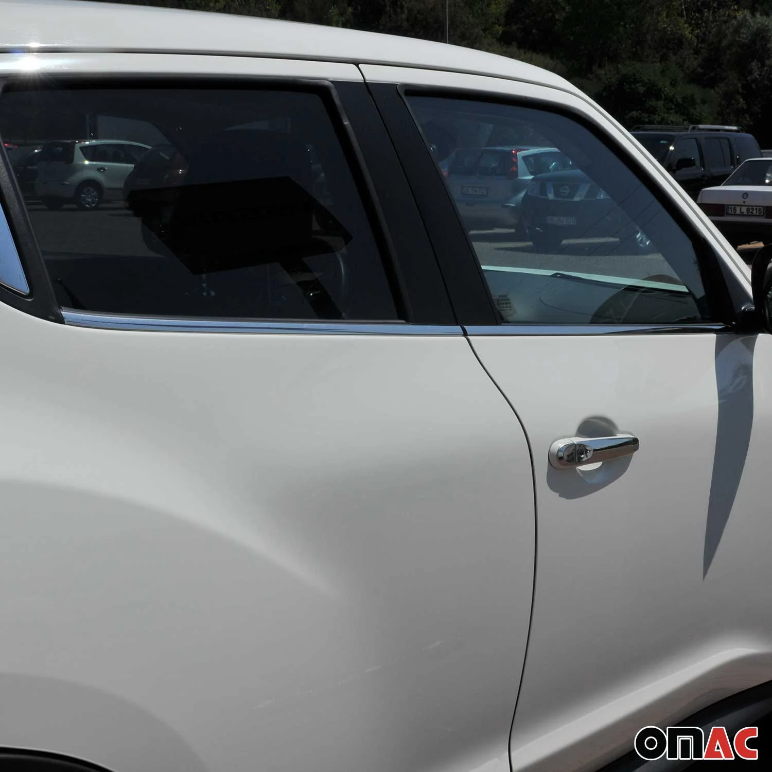 2011-2017 Nissan Juke Window Molding Trim Streamer Stainless Steel Silver 4 Pcs - Image 3