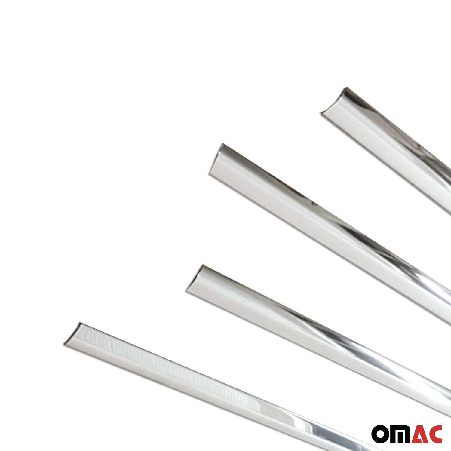 2011-2017 Nissan Juke Window Molding Trim Streamer Stainless Steel Silver 4 Pcs - Image 9