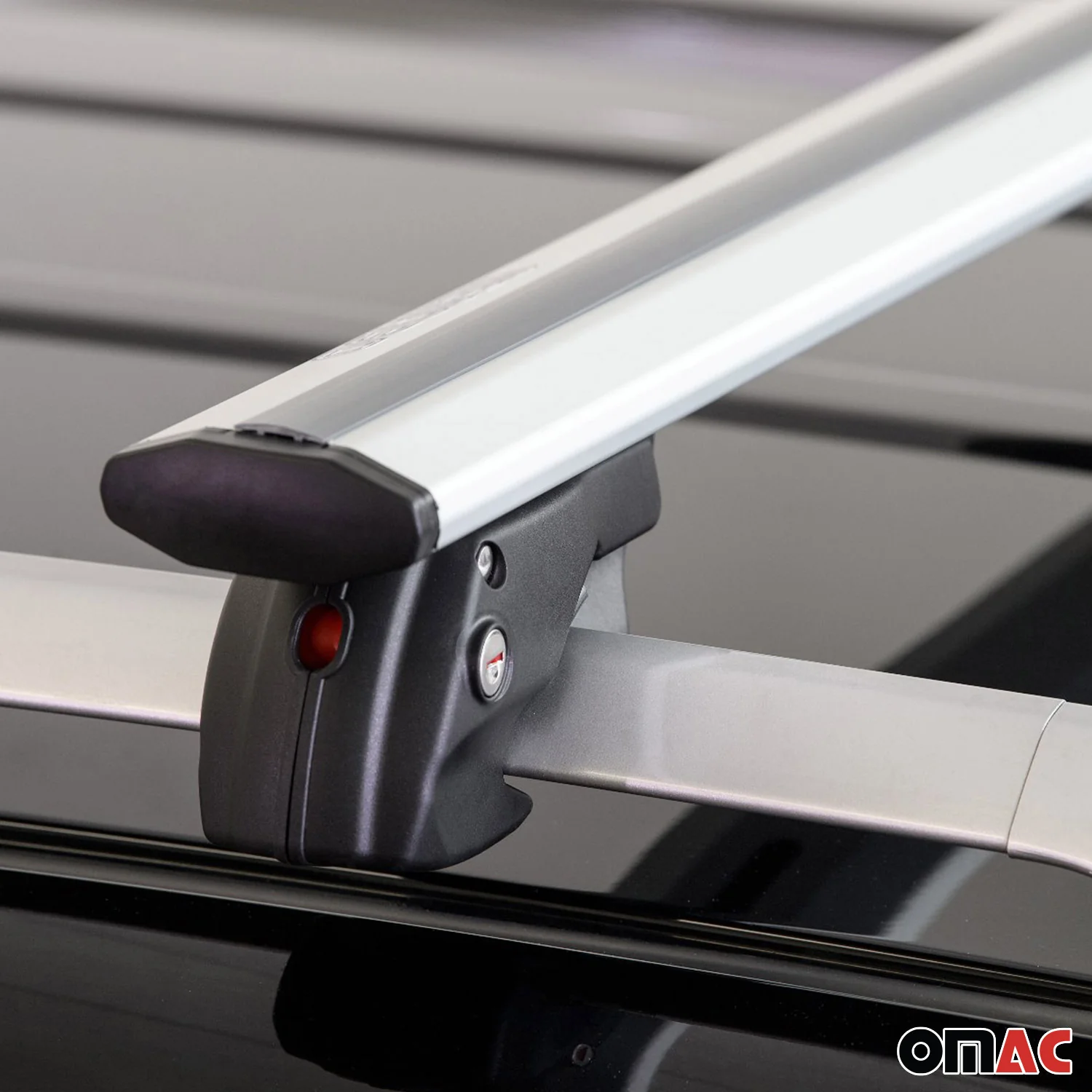 2007-2009 Dodge Durango Roof Rack Cross Bars Silver - Image 10