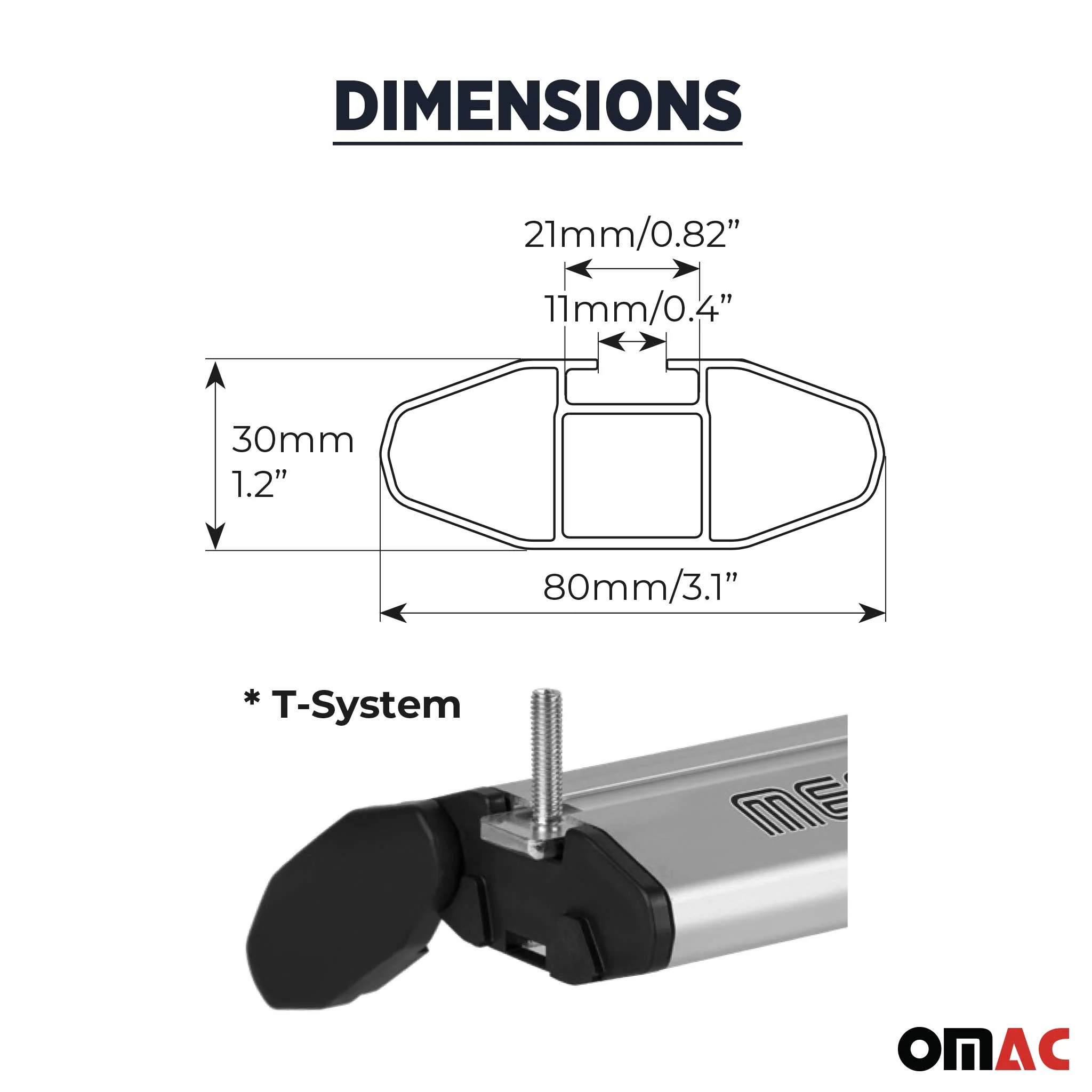 2007-2009 Dodge Durango Roof Rack Cross Bars Silver - Image 5