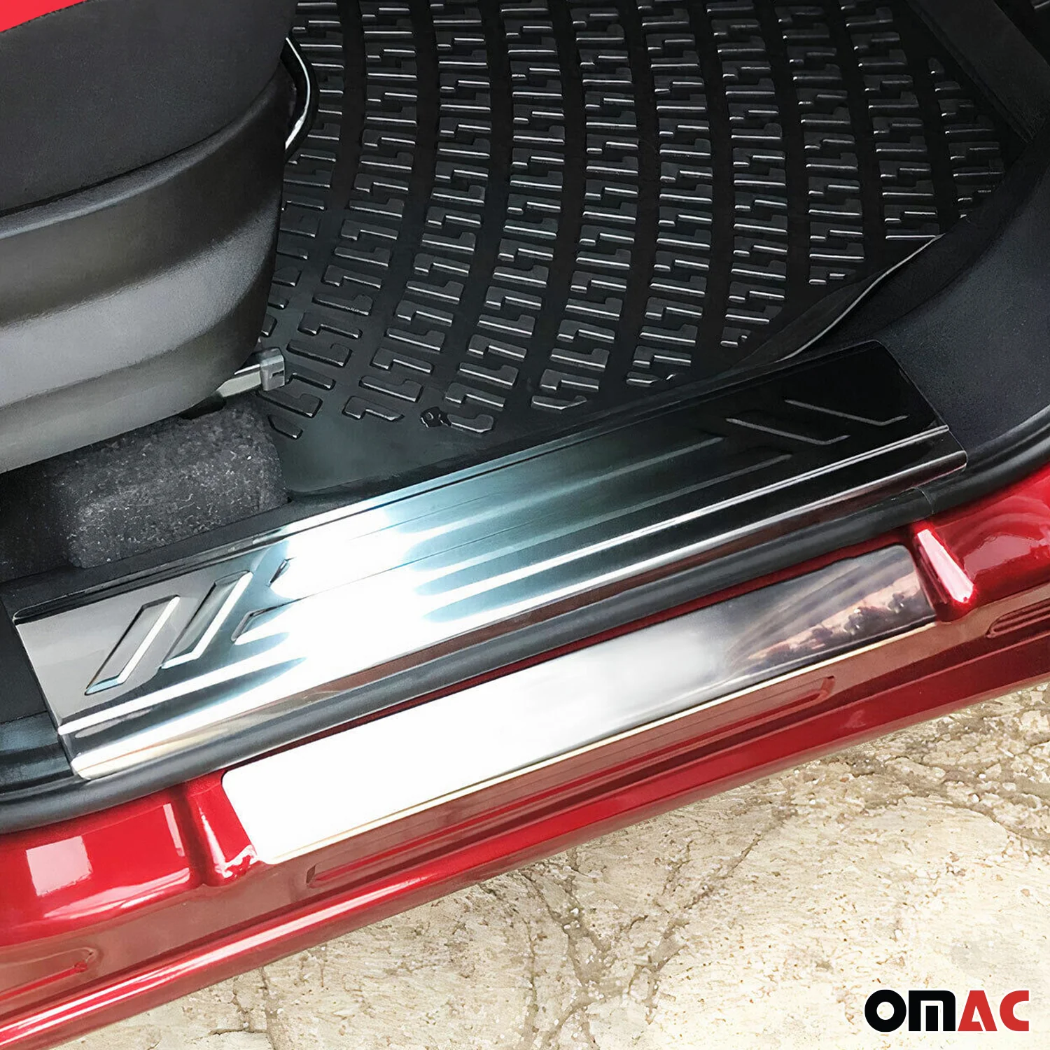 2015-2022 RAM ProMaster City Door Sill Scuff Plate Scratch Protector 2015-22 Stainless Steel 4x - Image 5