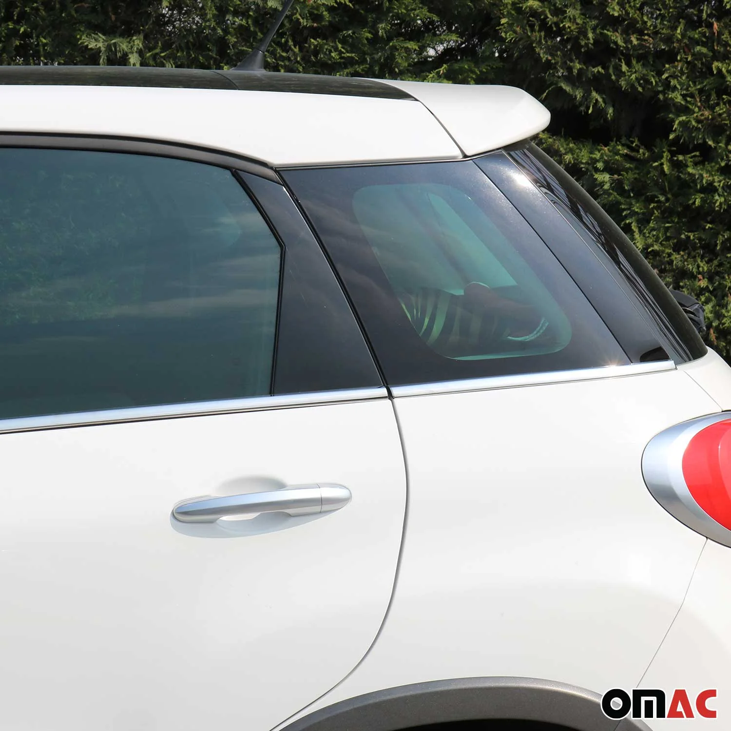 2014-2020 Fiat 500L Window Molding Trim Streamer Stainless Steel Silver 6Pcs - Image 6