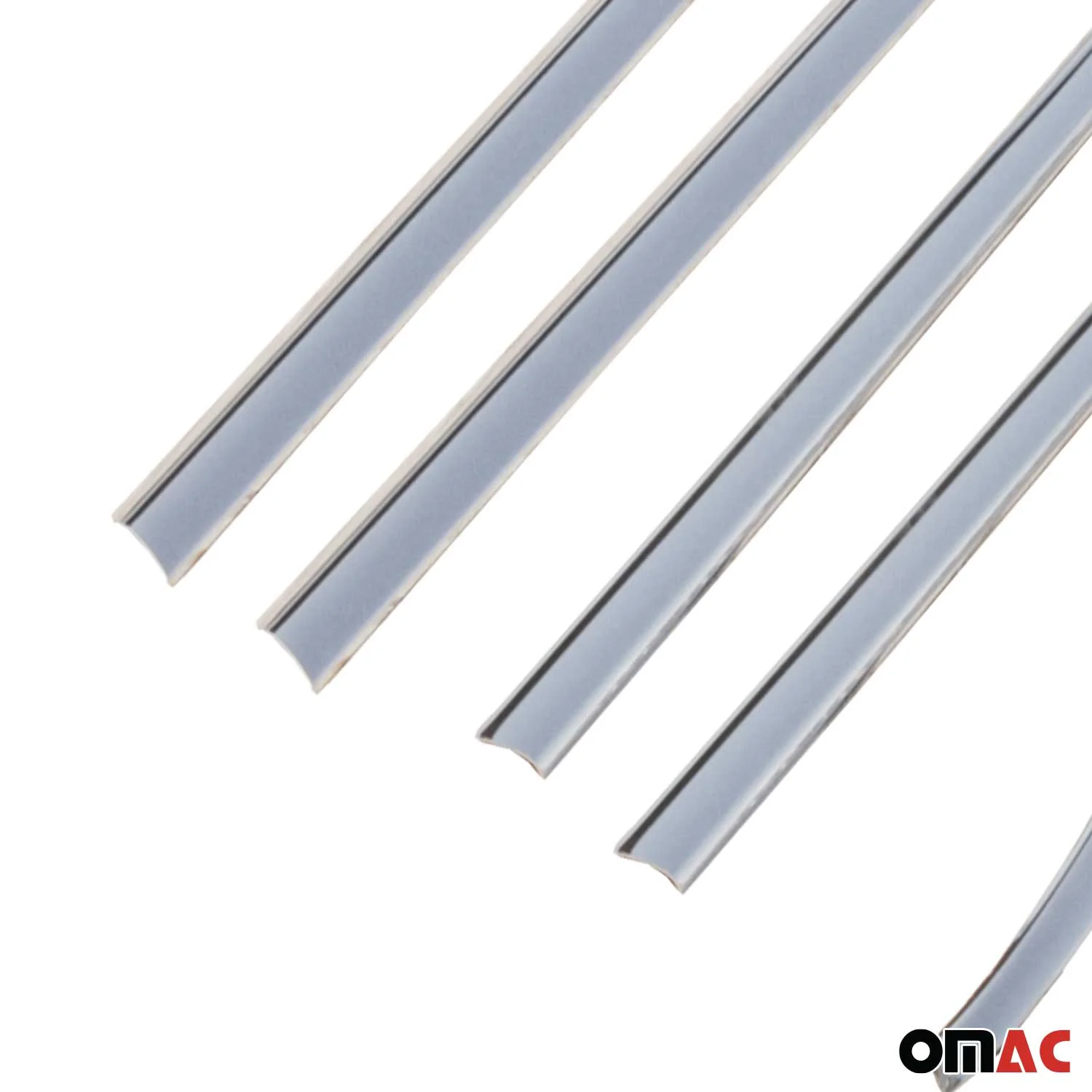 2014-2020 Fiat 500L Window Molding Trim Streamer Stainless Steel Silver 6Pcs - Image 8