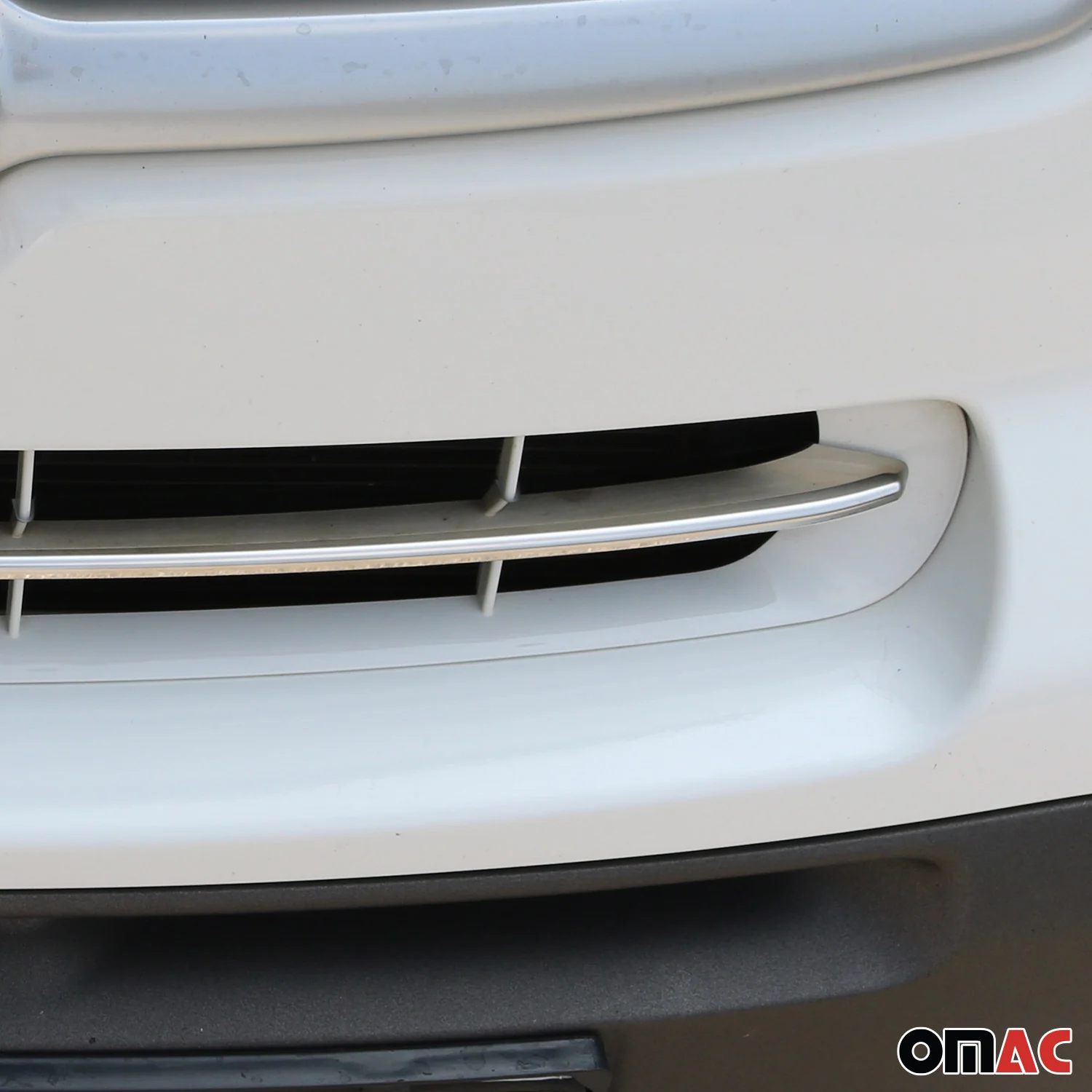 2014-2020 Fiat 500L Rockstar Front Bumper Grill Trim Molding Stainless Steel Silver - Image 8