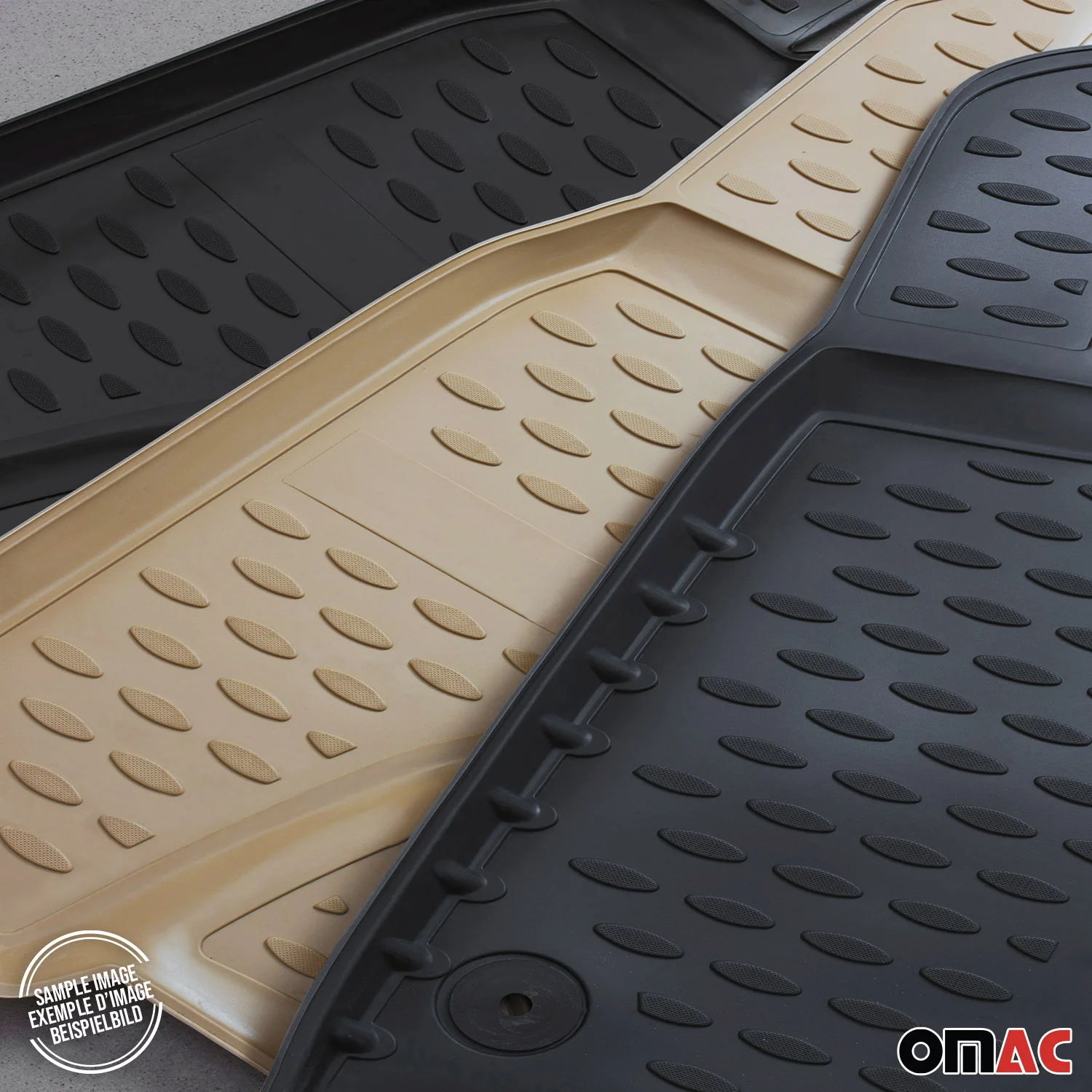 2004-2010 Chevrolet Optra Floor Mats Liners Full Set All Weather Black - Image 12