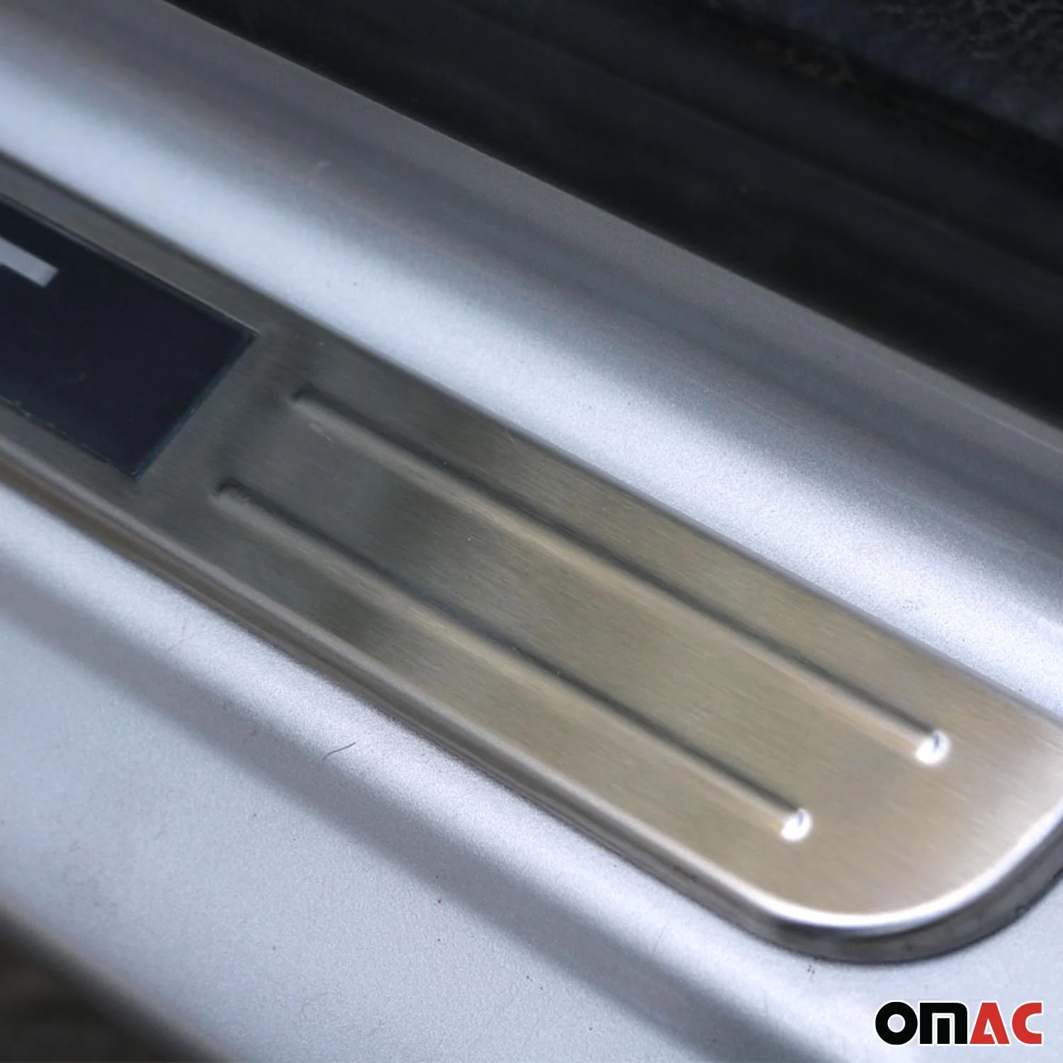 Chevrolet Express Door Sill Scuff Plate Illuminated Sport Stainless Steel Silver 2 Pcs - Image 6