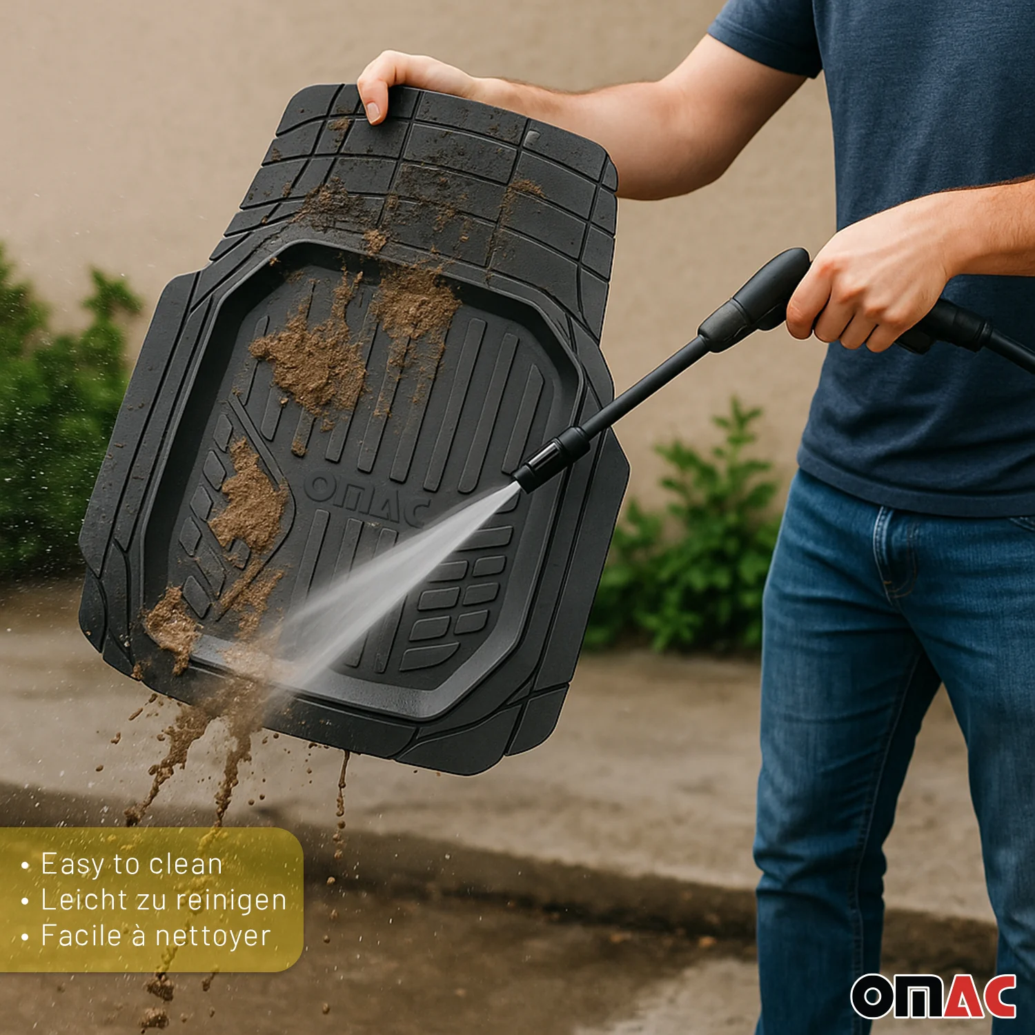 Dodge Grand Caravan Semi-Custom fit Floor Mats & Cargo Liner Black - Image 10