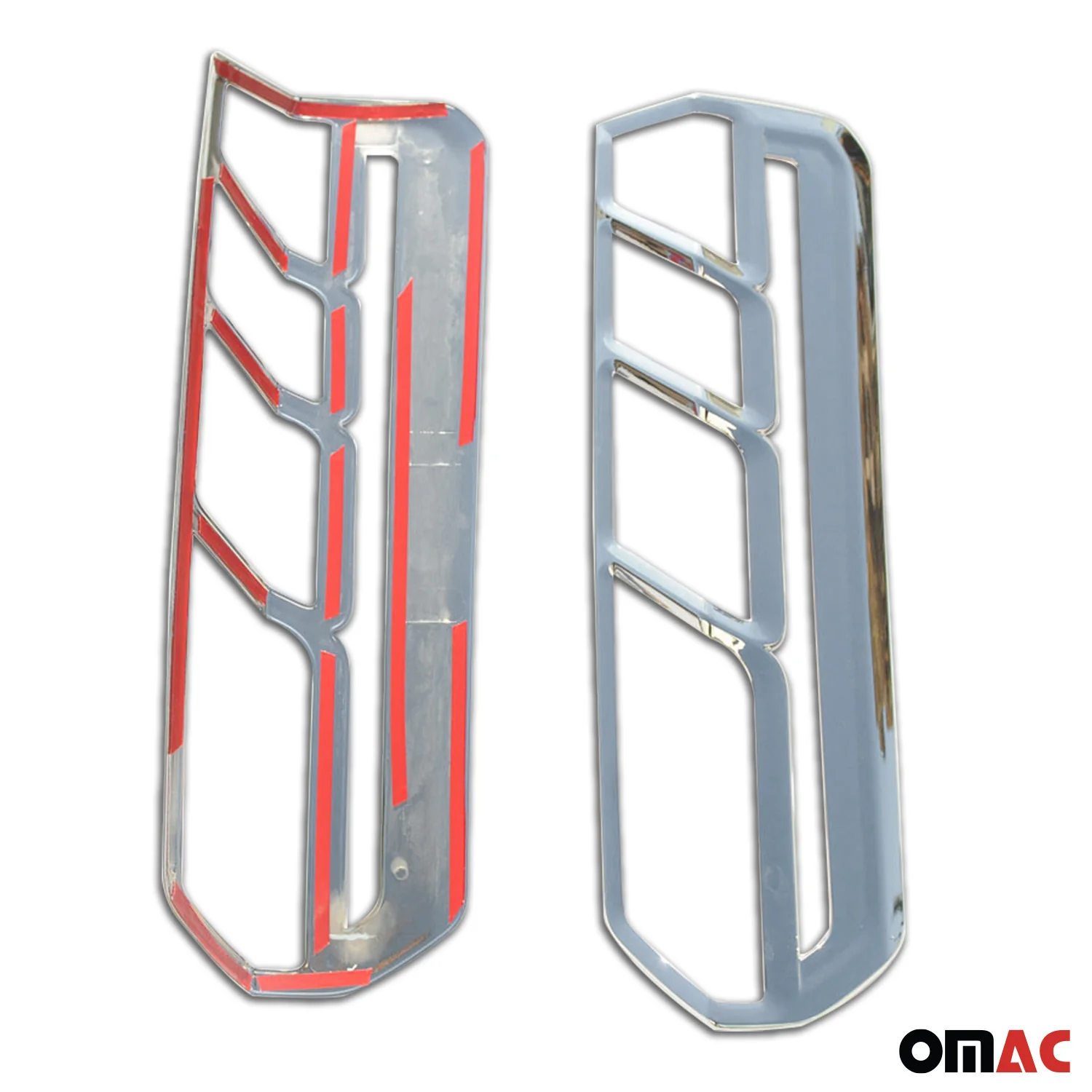 2015-2020 Ford Transit 350 Rear Brake Stop Light Frame Trim Silver 2 Pcs - Image 3