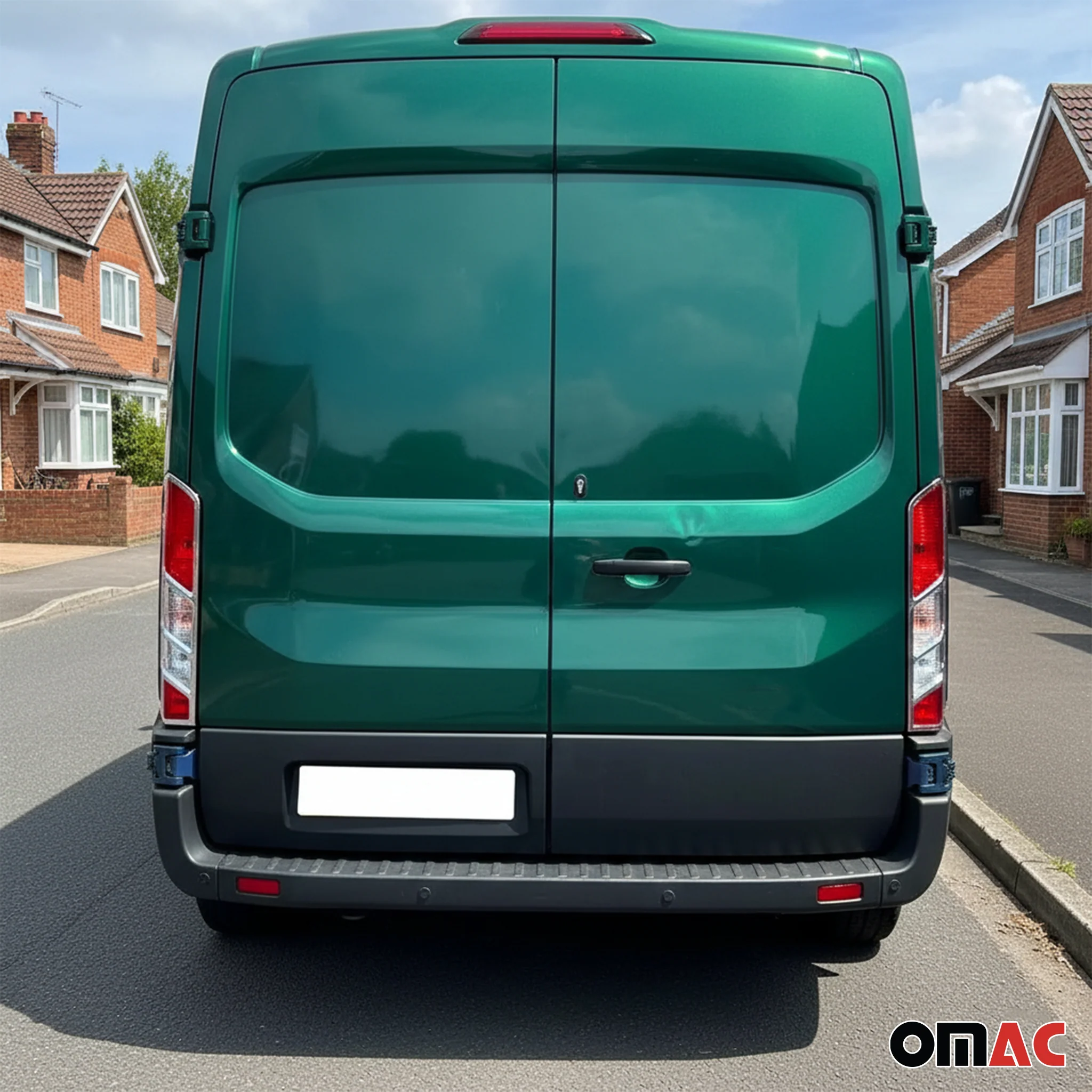 2015-2020 Ford Transit 350 Rear Brake Stop Light Frame Trim Silver 2 Pcs - Image 5