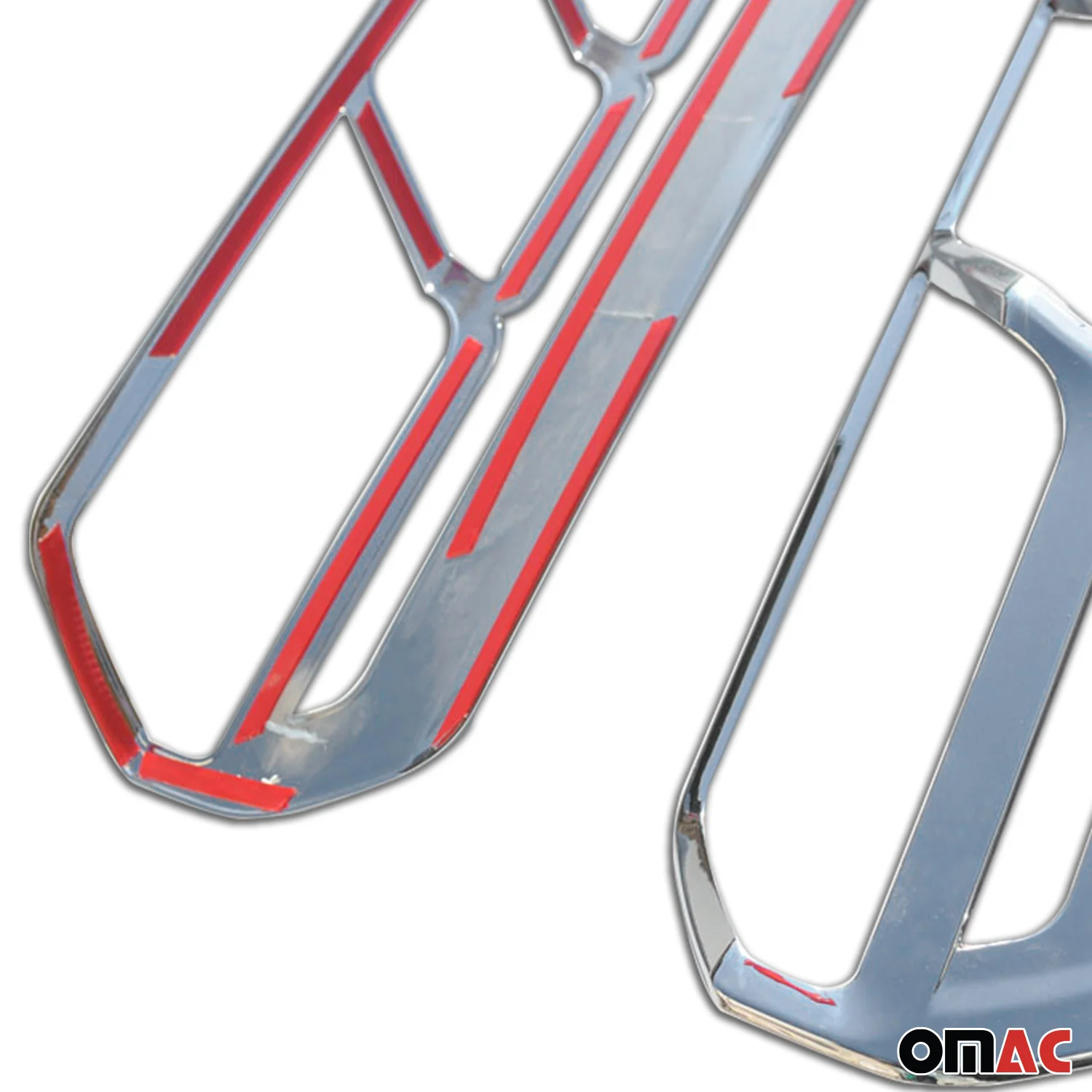 2015-2020 Ford Transit 350 Rear Brake Stop Light Frame Trim Silver 2 Pcs - Image 7