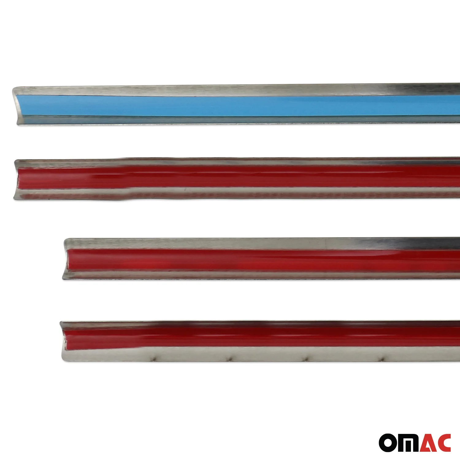 2014-2019 Ford Transit Connect Window Molding Trim Streamer Stainless Steel Silver 4x - Image 10