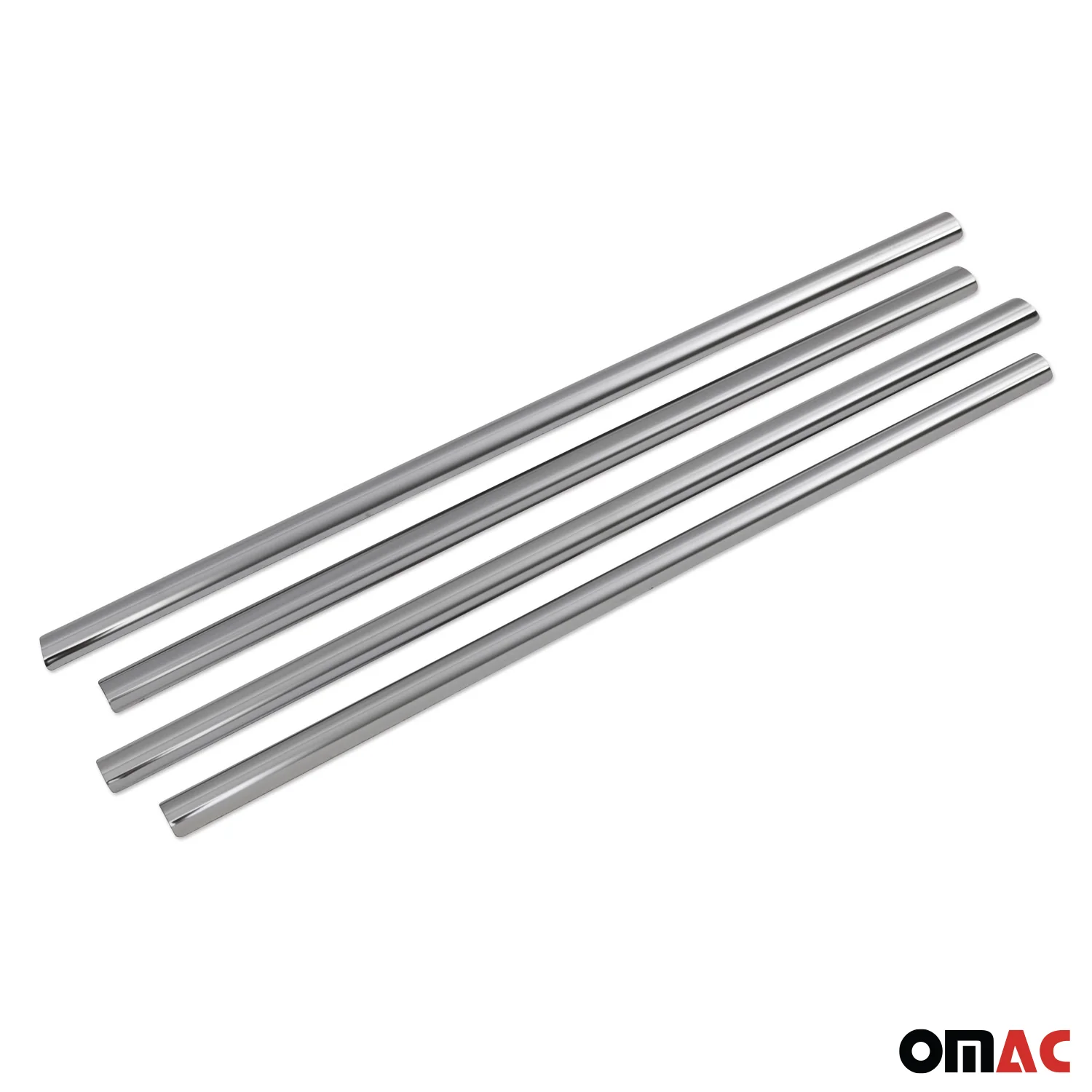 2014-2019 Ford Transit Connect Window Molding Trim Streamer Stainless Steel Silver 4x - Image 7