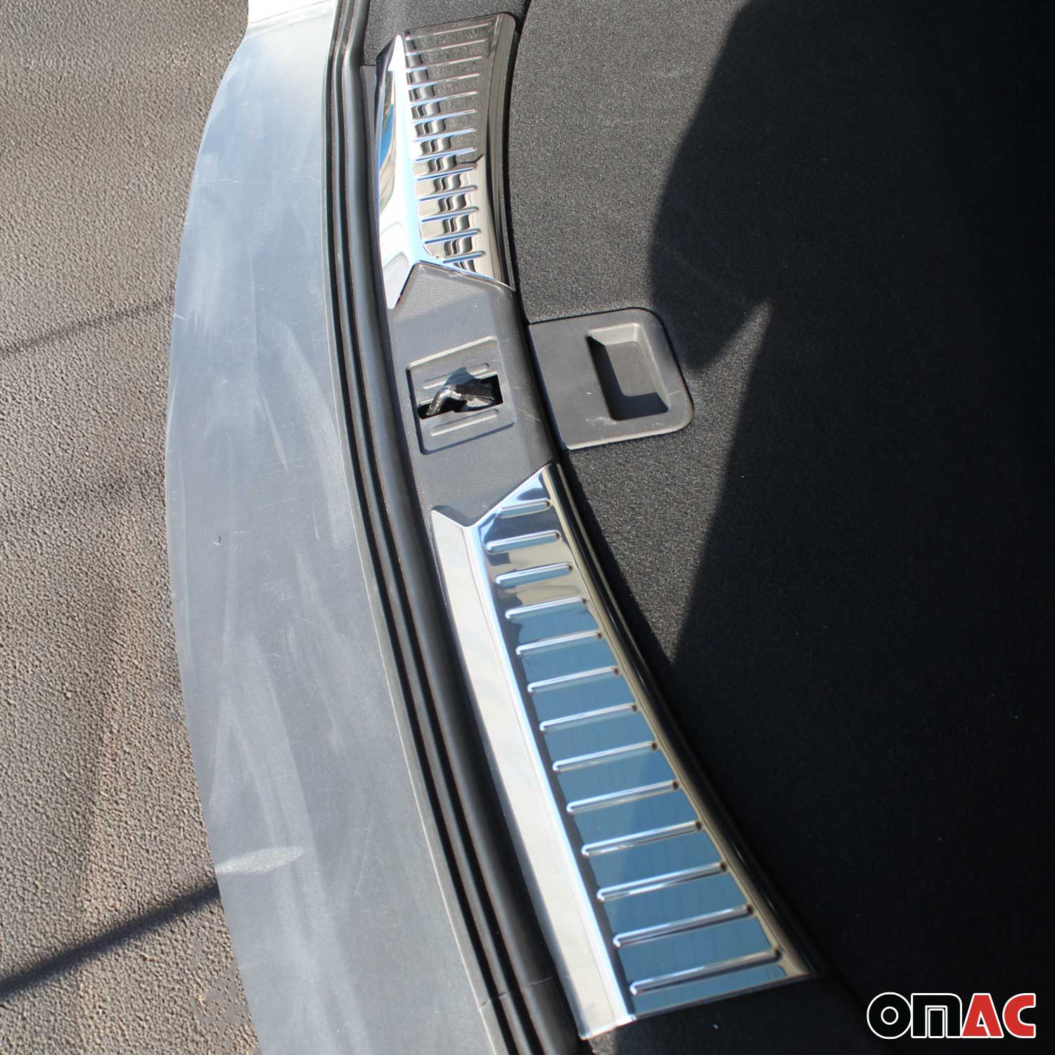 2013-2016 Ford Escape Trunk Sill Cover Bumper Guard Protector Stainless Steel Silver - Image 3