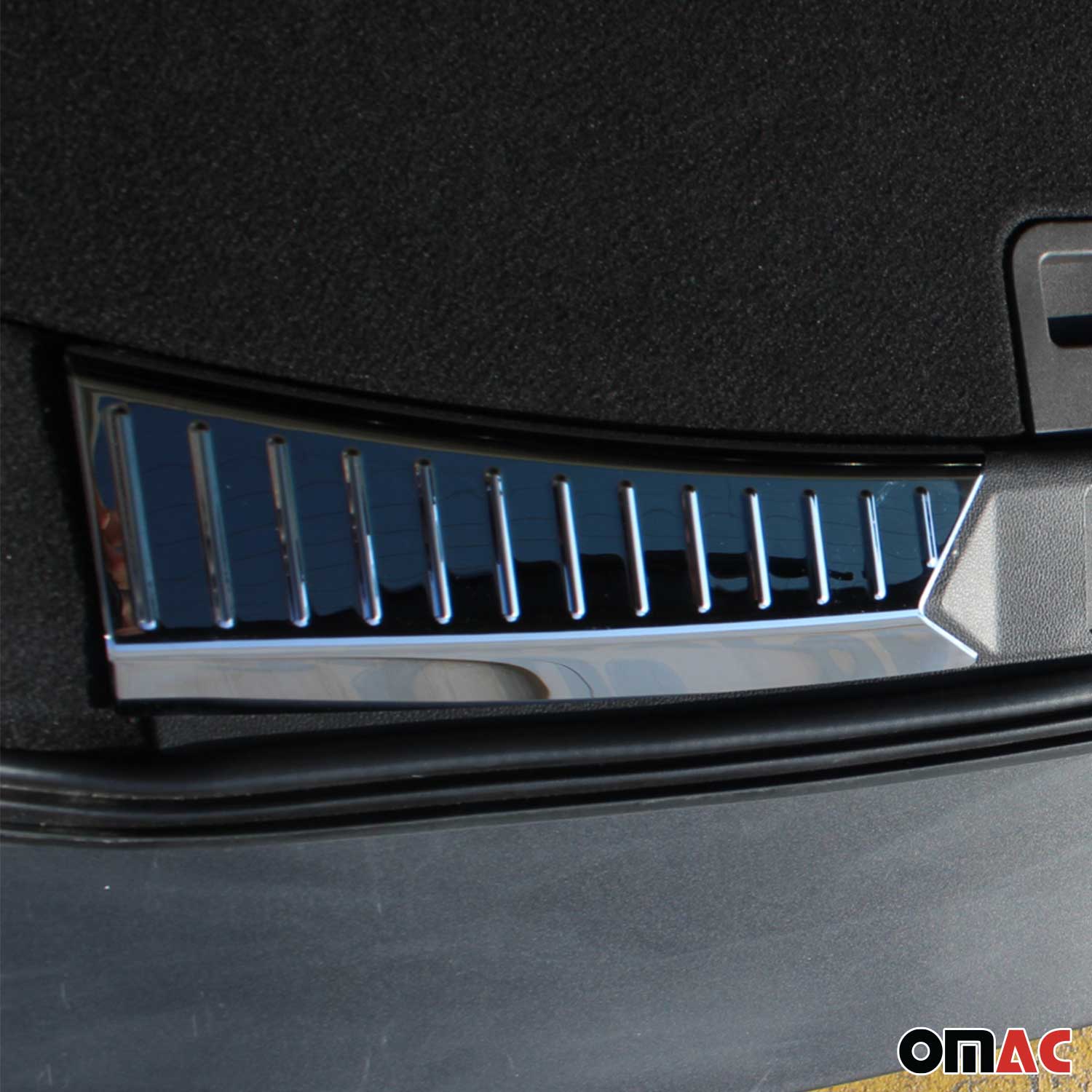 2013-2016 Ford Escape Trunk Sill Cover Bumper Guard Protector Stainless Steel Silver - Image 6