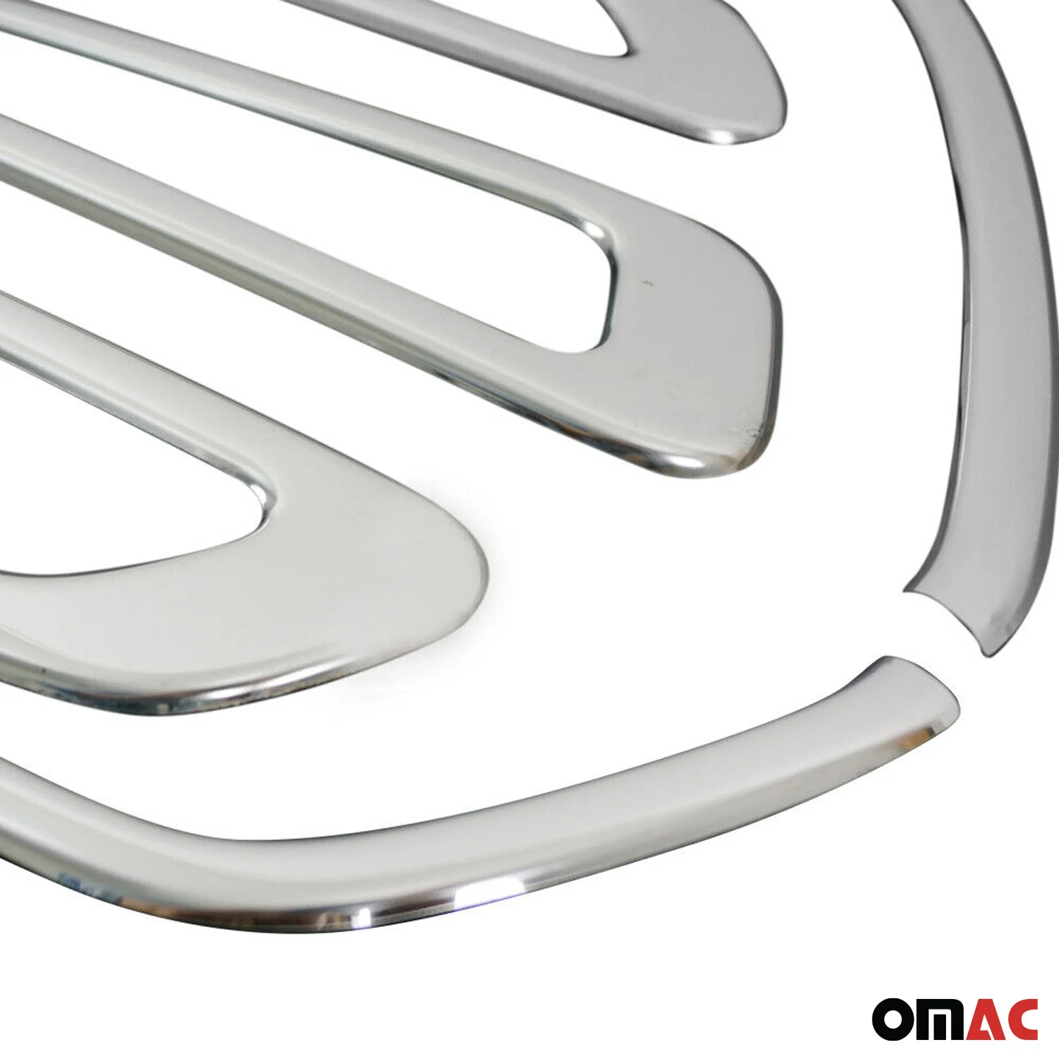 Ford Transit 150 250 350 2015-2019 Pre Facelift Front Bumper Grill Trim Molding Stainless Steel Silver 5Pcs - Image 7