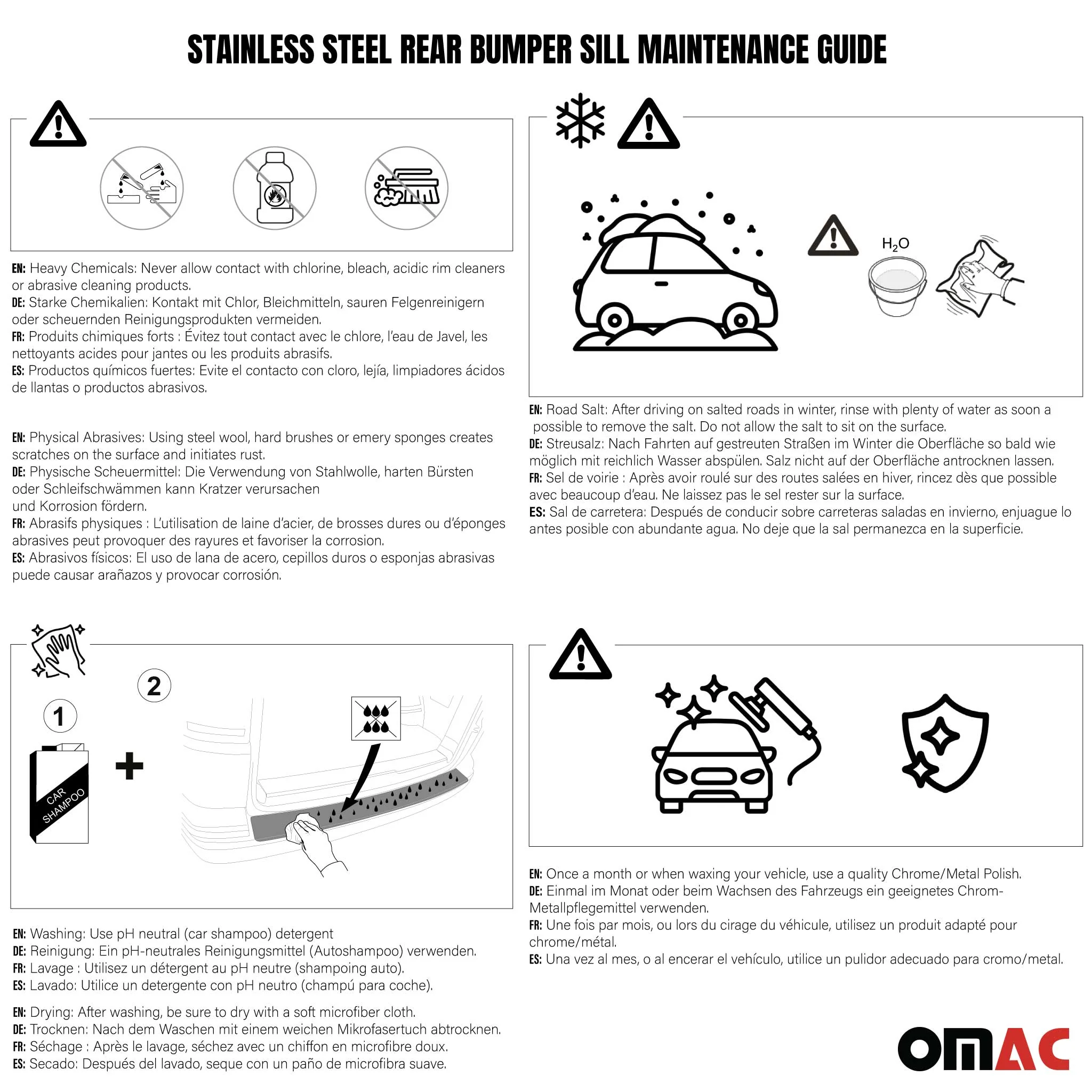 2015-2024 Jeep Renegade Rear Bumper Sill Cover Protector Steel Brushed Dark - Image 7