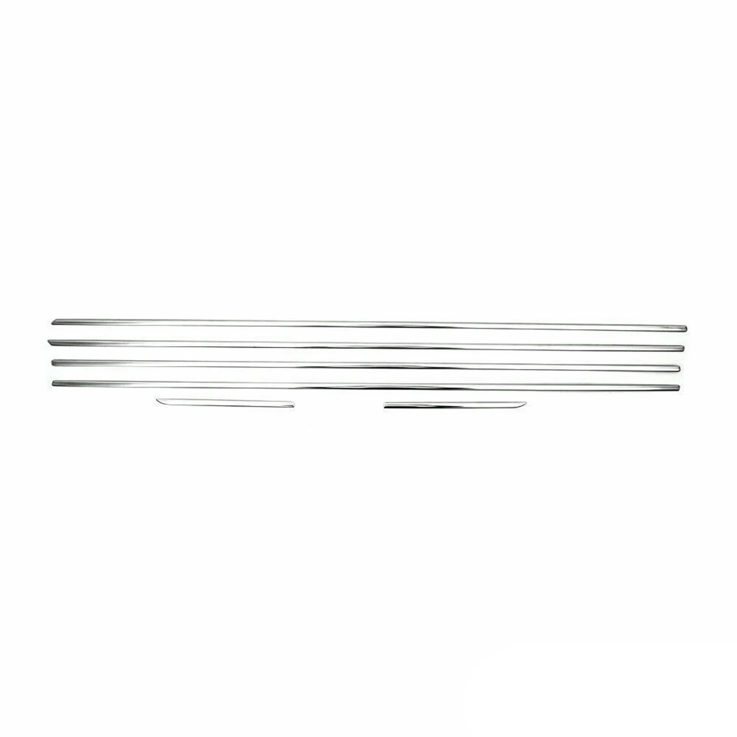 2010-2013 Lexus GX 460 Window Molding Trim Streamer Stainless Steel Silver 6 Pcs - Image 6