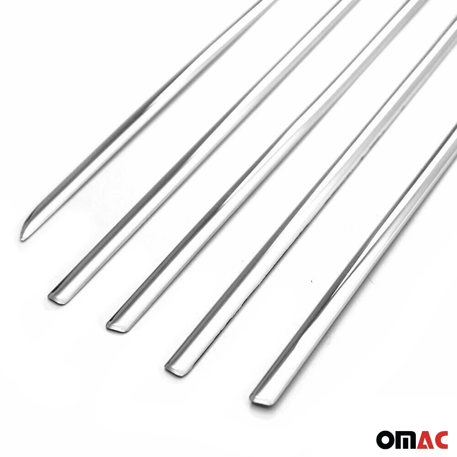 2010-2013 Lexus GX 460 Window Molding Trim Streamer Stainless Steel Silver 6 Pcs - Image 7