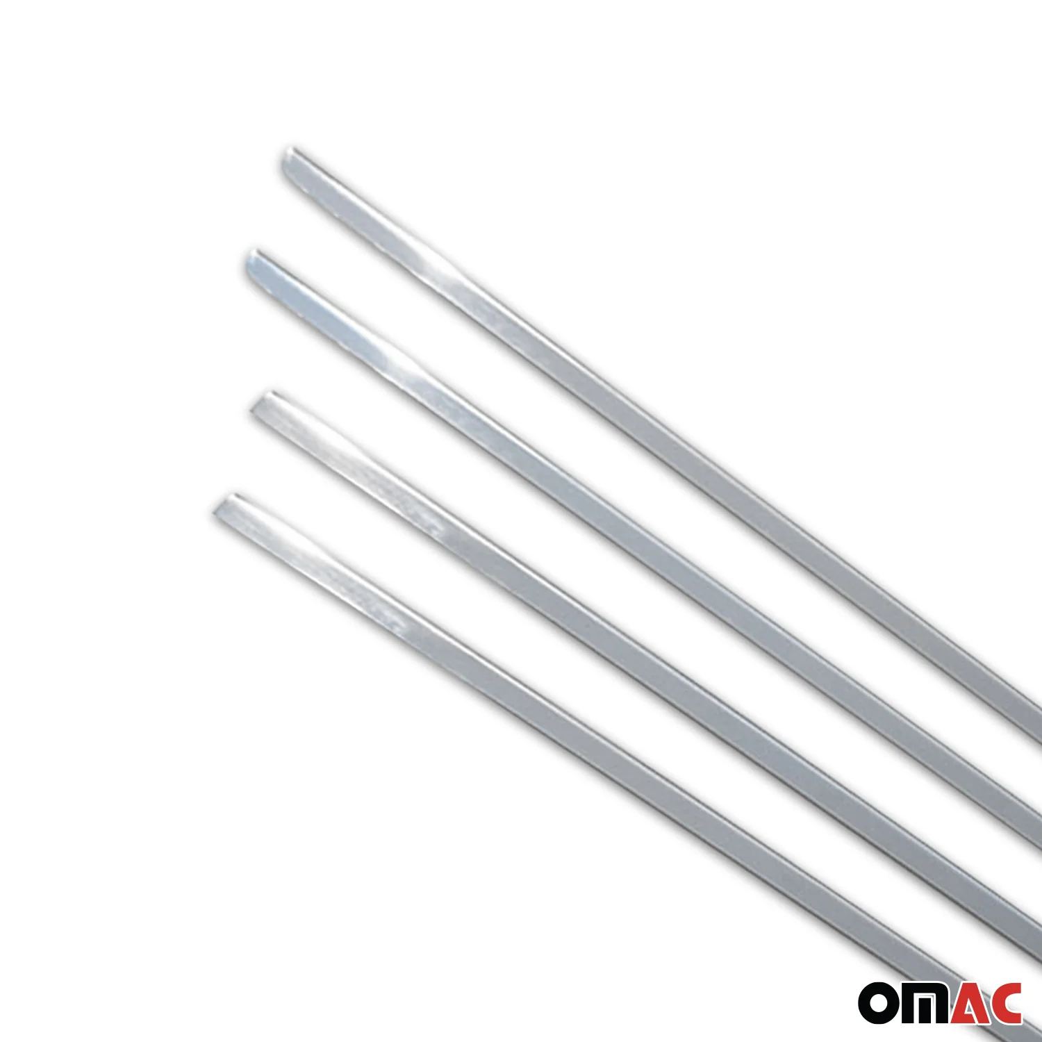 2004-2009 Mercedes E Class W211 Sedan Window Molding Trim Streamer Stainless Steel 4x - Image 10