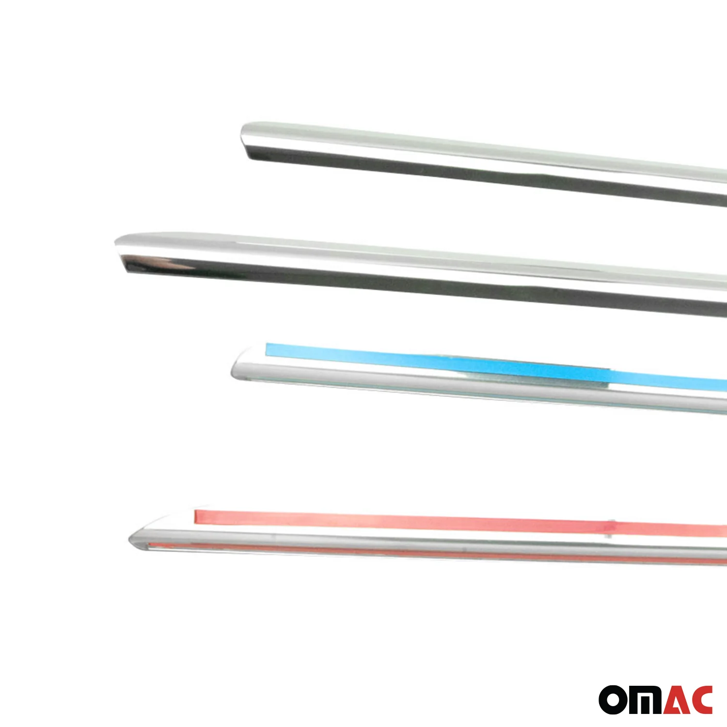 2004-2009 Mercedes E Class W211 Sedan Window Molding Trim Streamer Stainless Steel 4x - Image 5