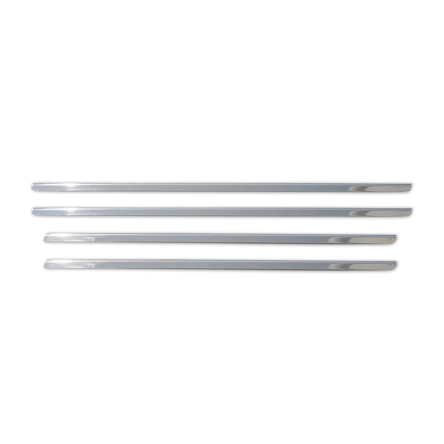 2004-2009 Mercedes E Class W211 Sedan Window Molding Trim Streamer Stainless Steel 4x - Image 7