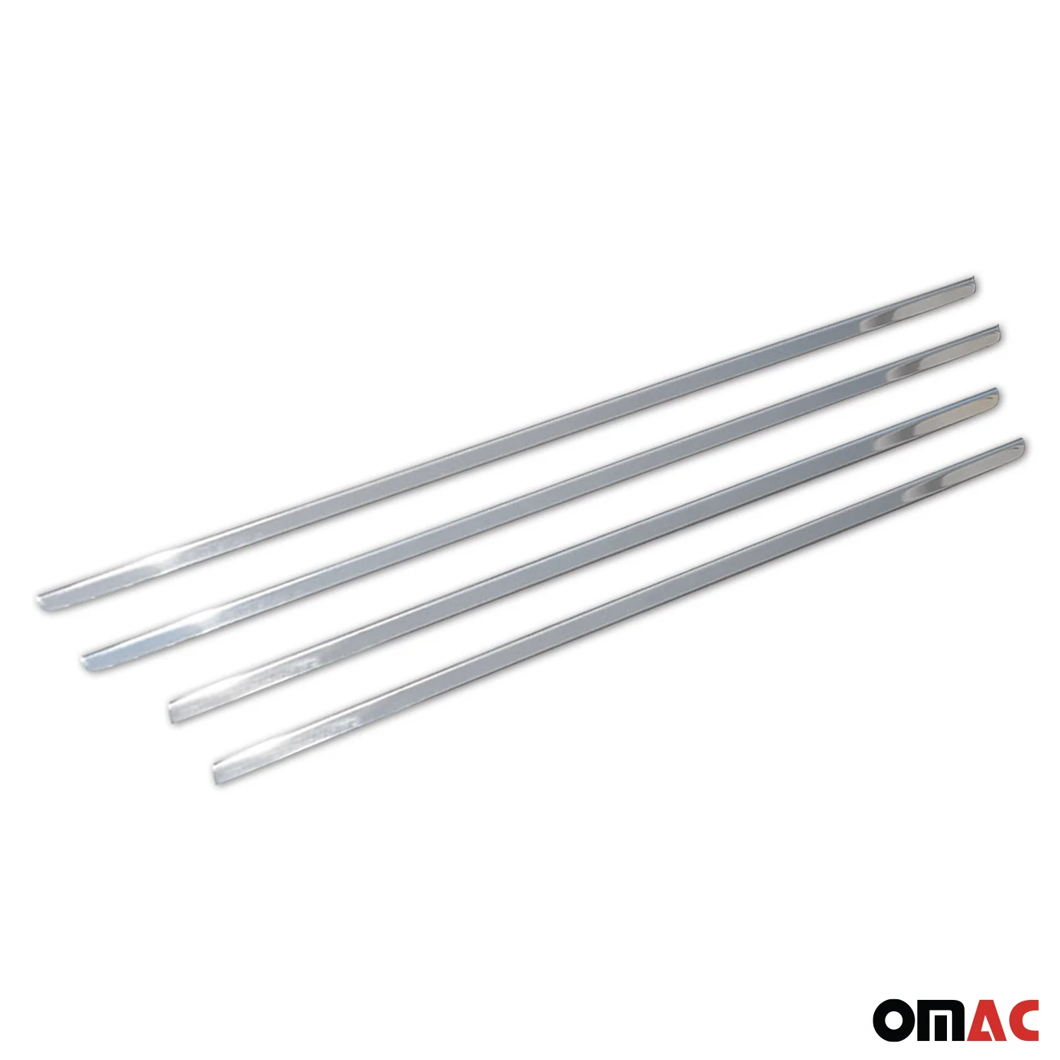 2004-2009 Mercedes E Class W211 Sedan Window Molding Trim Streamer Stainless Steel 4x - Image 8