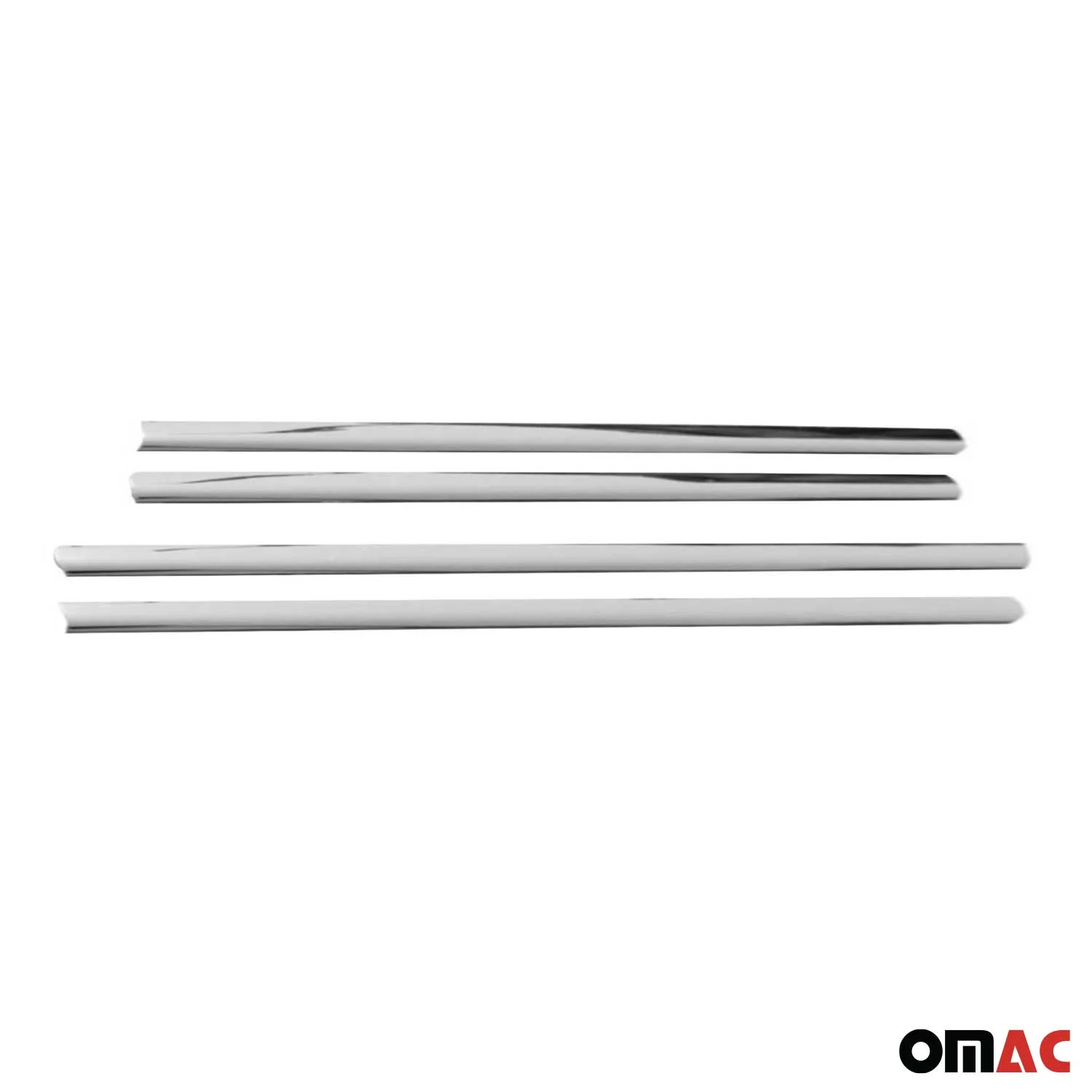 2005-2011 Mercedes M Class W164 Window Molding Trim Streamer S. Steel 4x - Image 6