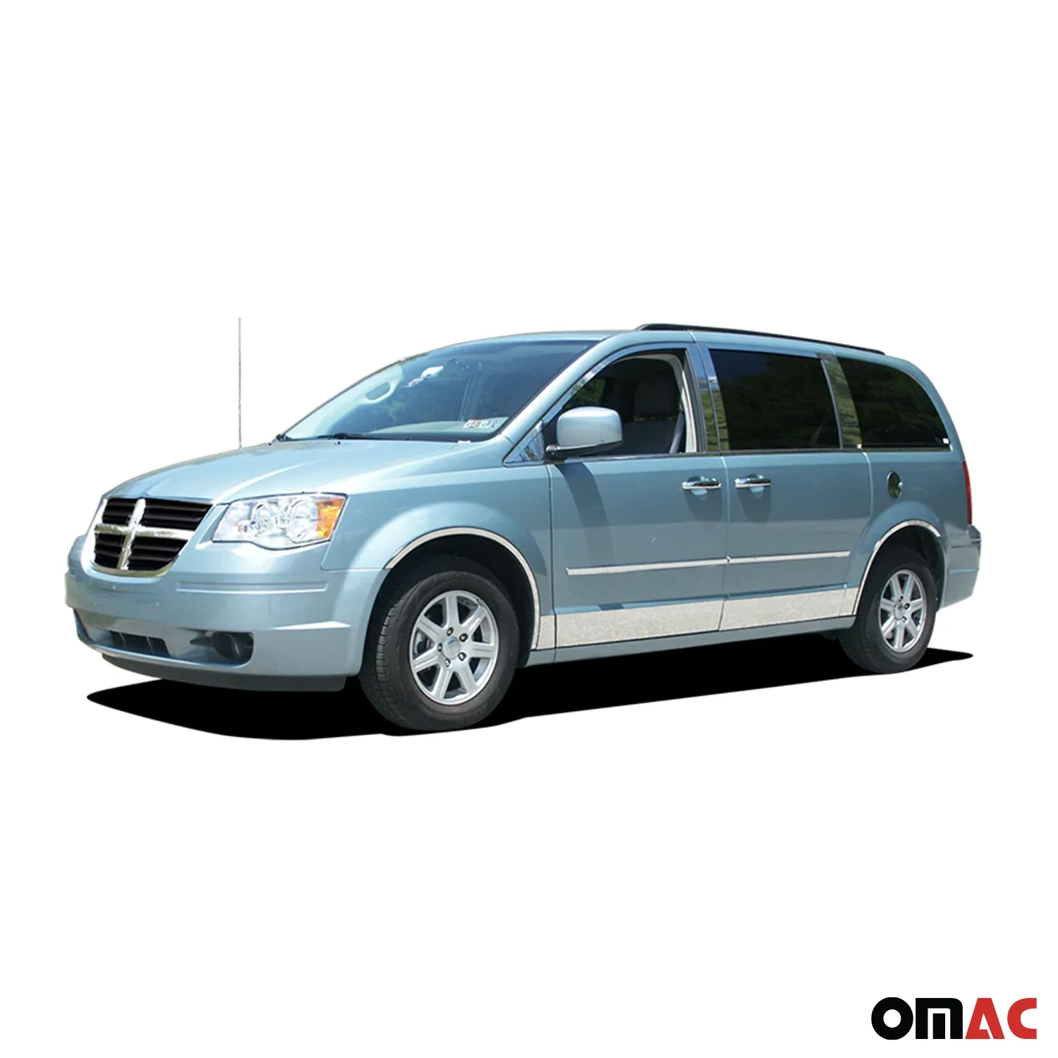 2001-2005 Dodge Grand Caravan Stainless Rocker Panel Trim 8 Pcs - Image 3