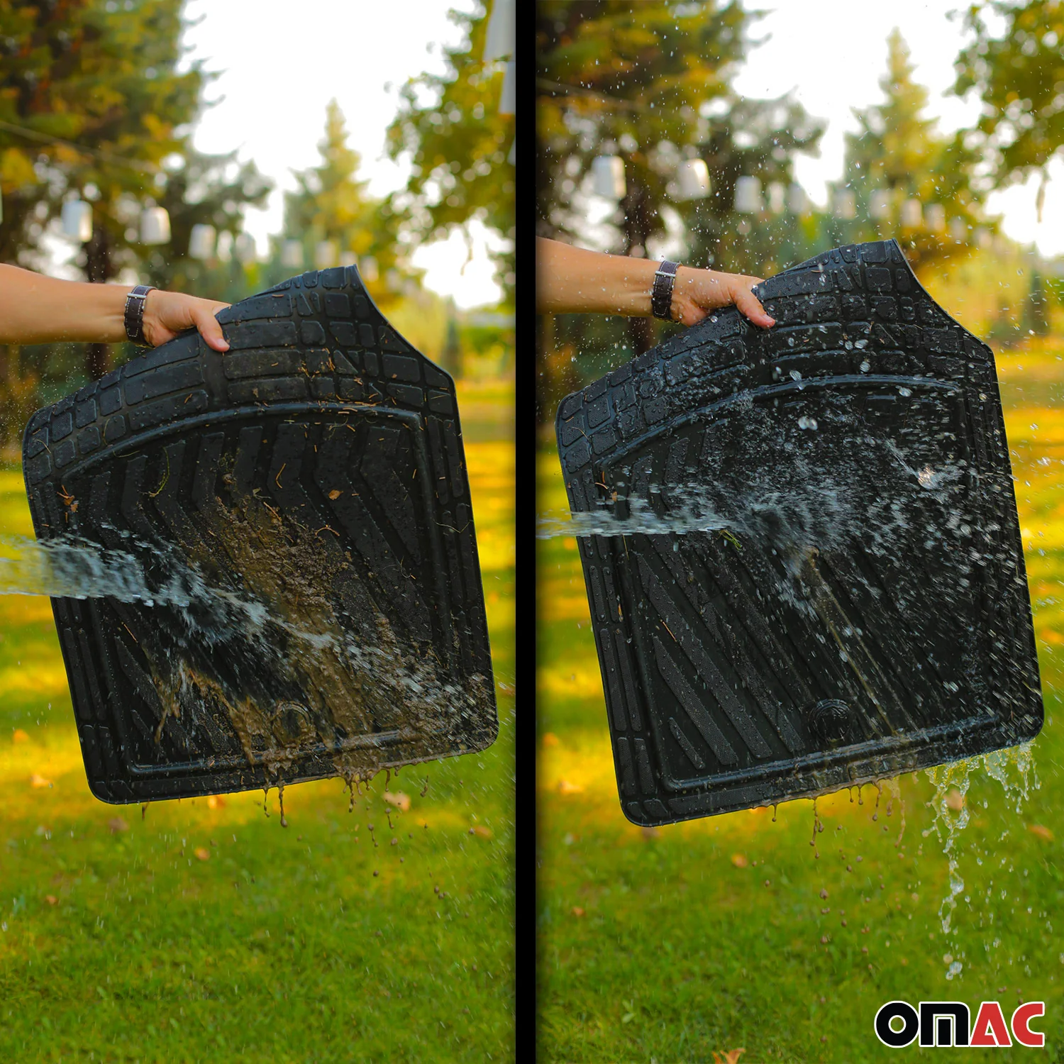 2019-2023 Lincoln MKX Semi-Custom fit Floor Mats Liner All Weather 3D Black Waterproof 4Pcs - Image 6