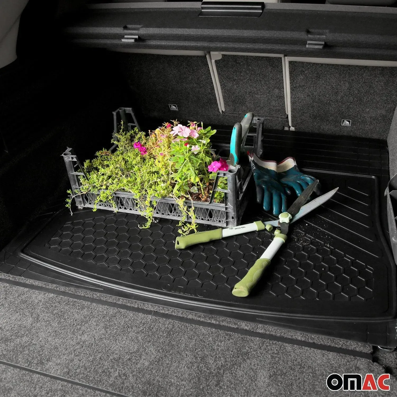 Cargo Liner Trunk Mat Protection Waterproof Rubber 3D Molded Black - Image 7