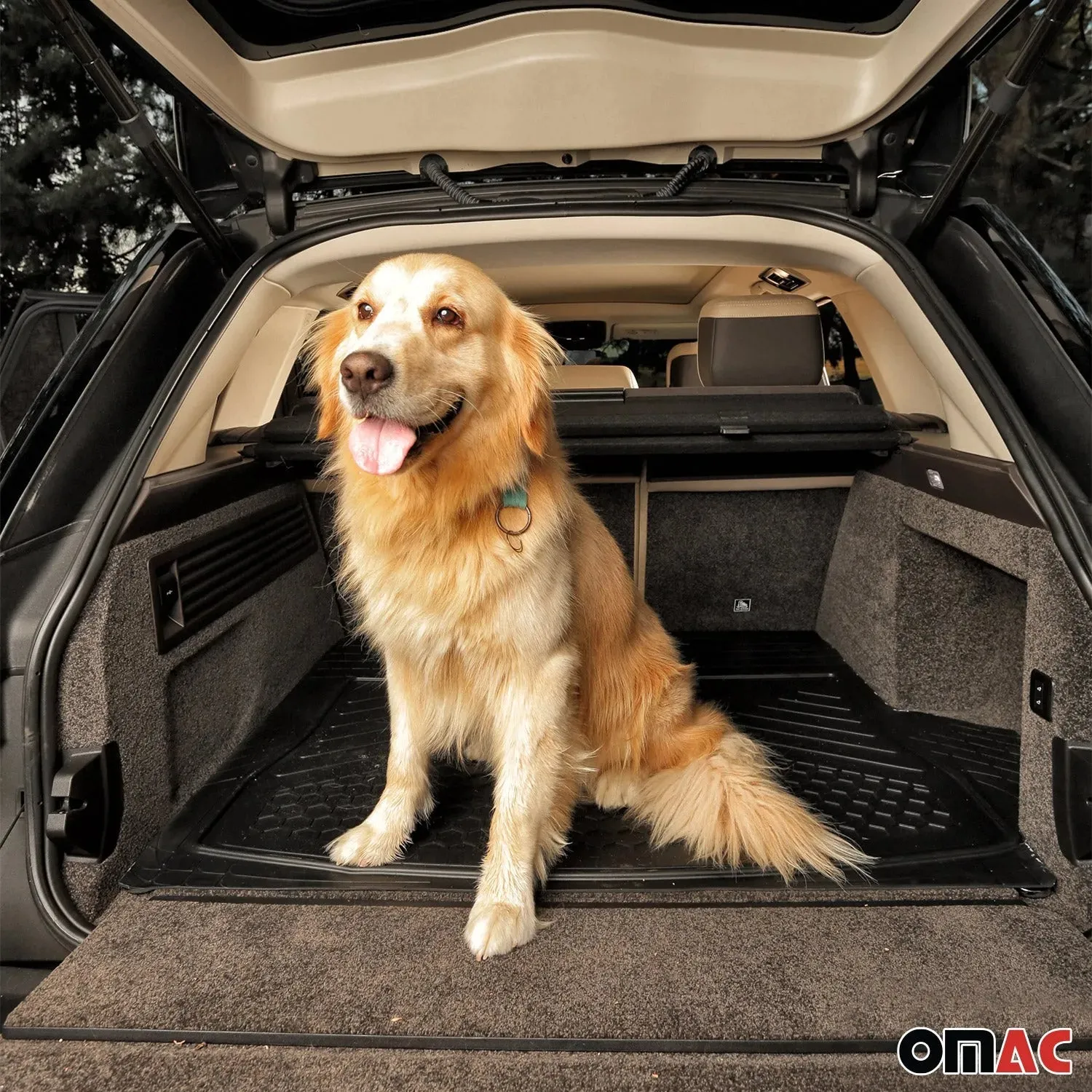 GMC Semi-Custom fit Cargo Mat Liner Waterproof Rubber Black 1Pc - Image 6